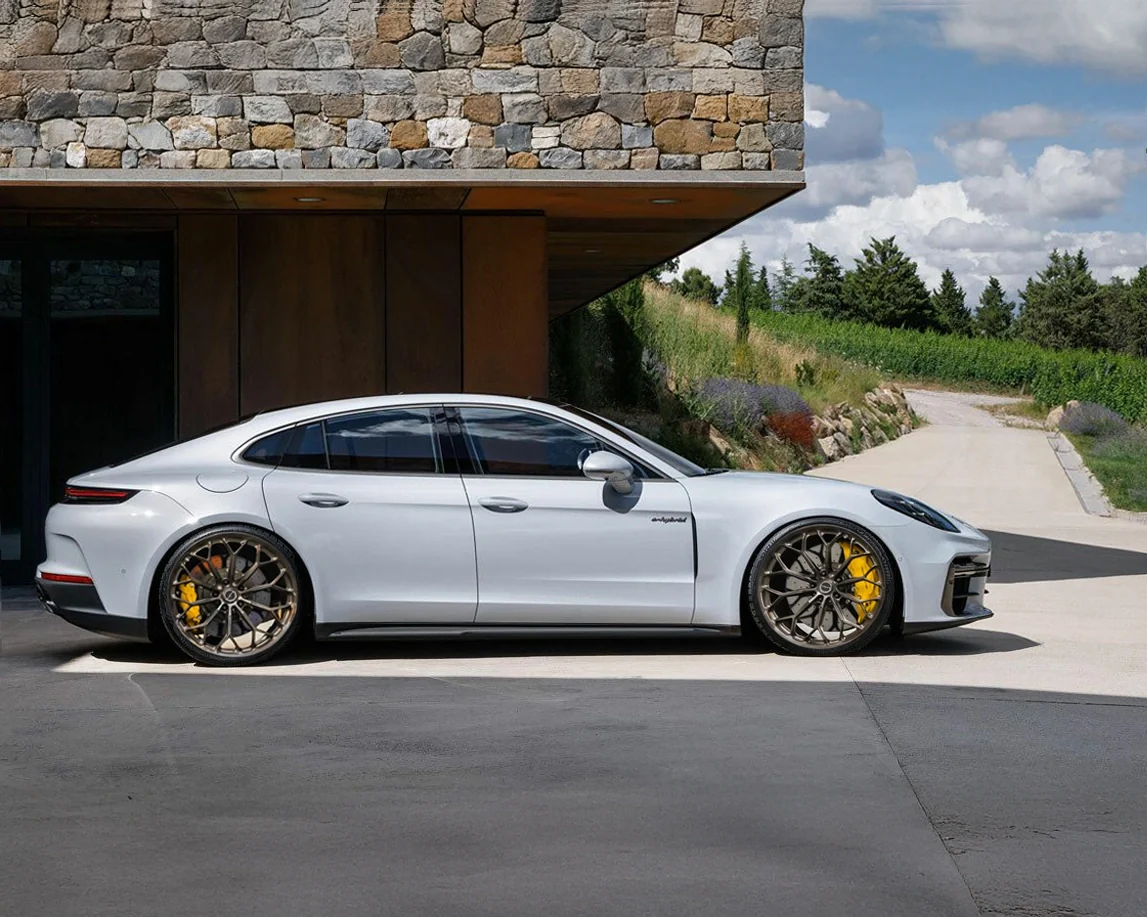 Airmatic lowering links for Porsche Panamera G3 976 with air suspension - Image 3