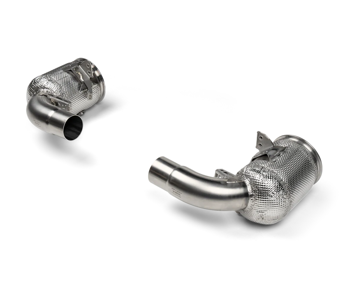 Akrapovič Link Pipe Set with Catalytic Converters (Stainless Steel) – Porsche 911 Carrera / T / S / 4S / Cabriolet / Targa (992.2)
