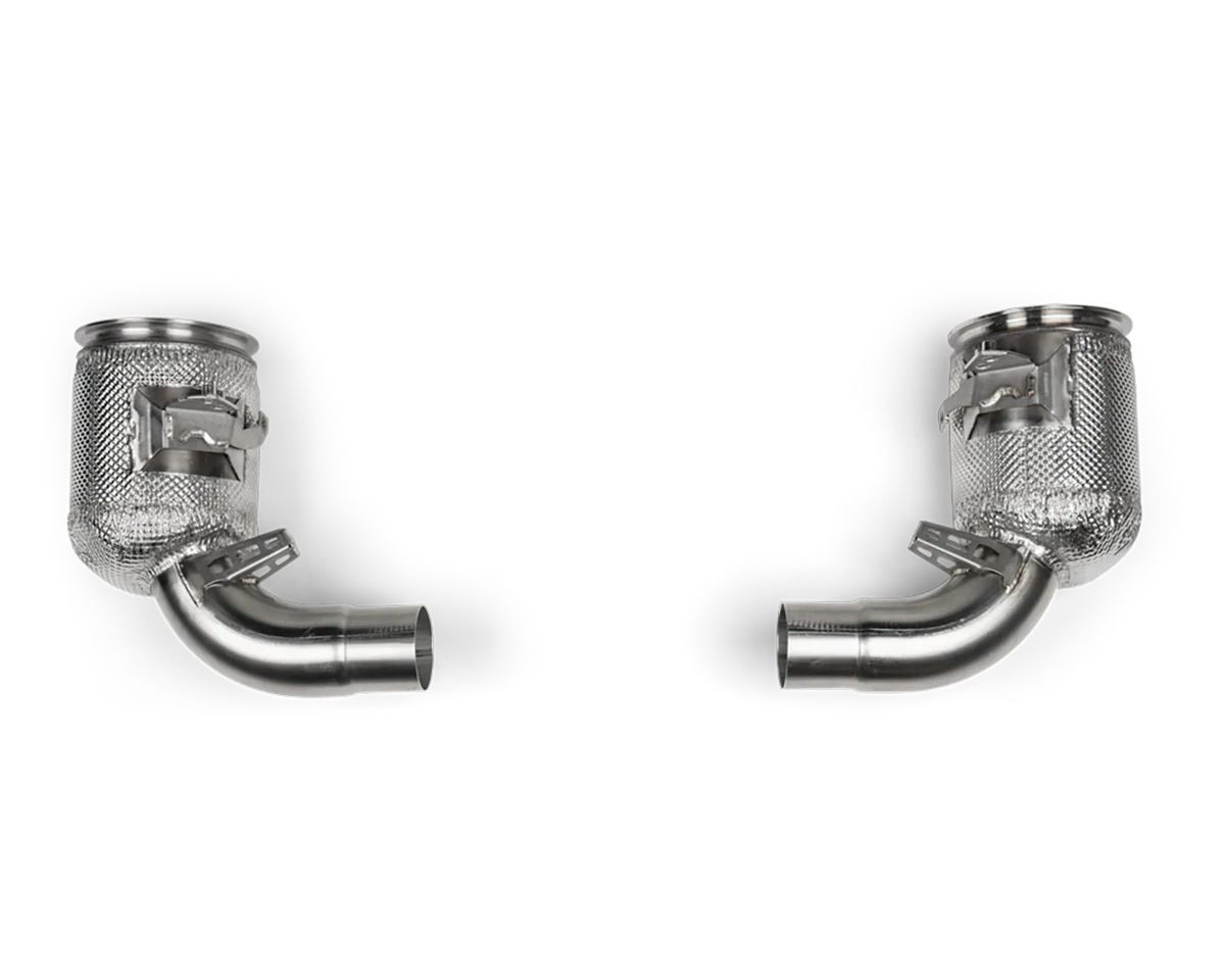 Akrapovič Link Pipe Set with Catalytic Converters (Stainless Steel) – Porsche 911 Carrera / T / S / 4S / Cabriolet / Targa (992.2) - Image 2