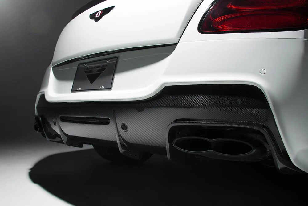Vorsteiner Bentley Continental GT Coupe V8 (Facelift) BR-10RS Aero Rear Bumper & Diffuser - Image 4