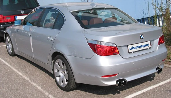 Eisenmann 4 x 76mm Performance Exhaust // BMW E60 530i/540i/550i