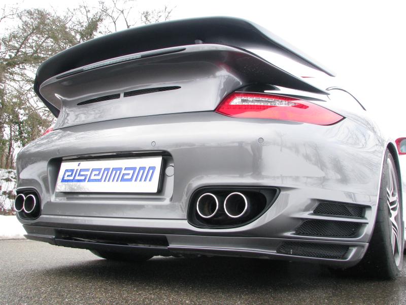 Eisenmann 4 x 76mm Performance Exhaust // Porsche 997 Turbo FL