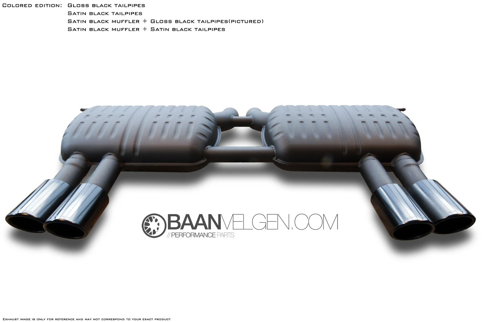 Eisenmann 2 x 90 x 70mm Performance Exhaust // Audi A6 4F 3,2l