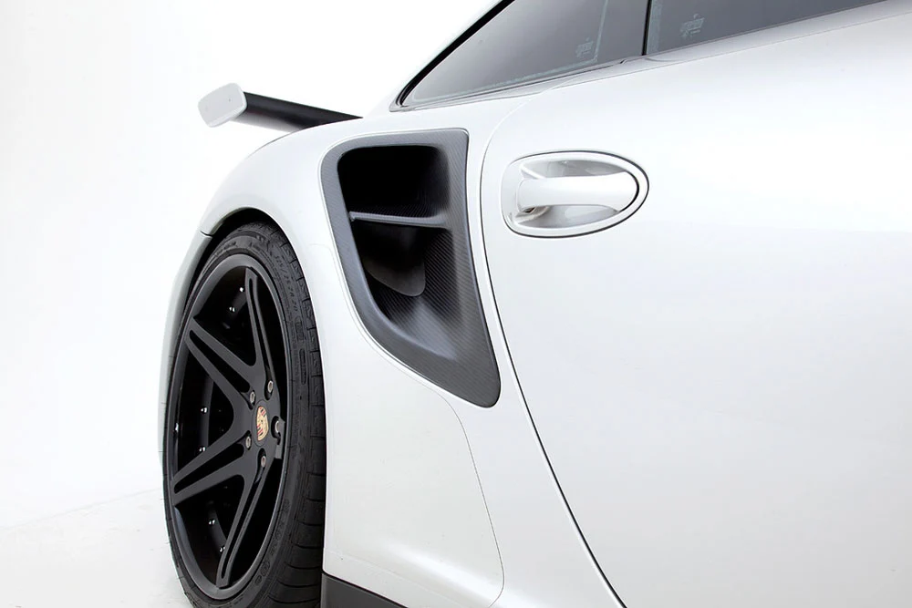 Vorsteiner Porsche 997 Carrera Turbo Carbon Intake Sleeves V-RT - Image 3