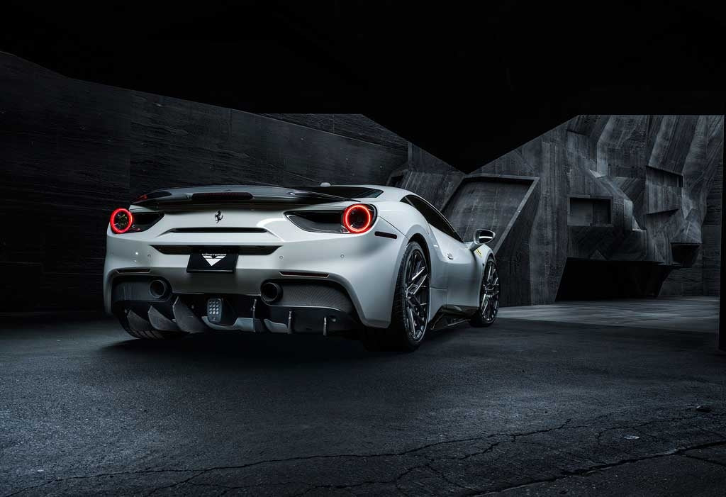 Vorsteiner Ferrari 488 Rear Diffuser Fins Carbon - Image 3