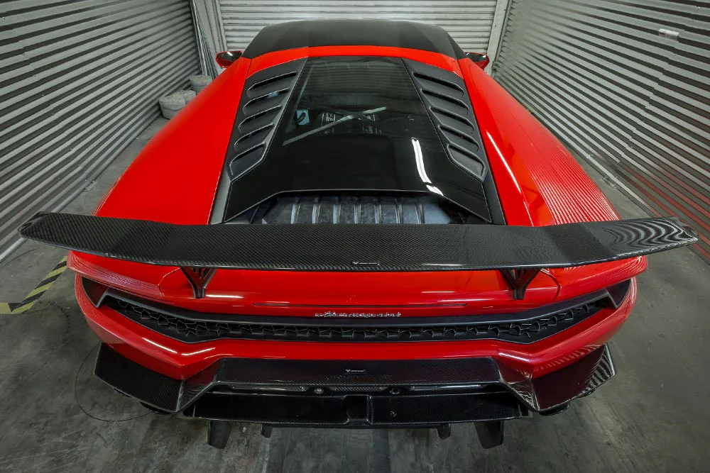 Vorsteiner Lamborghini Huracan carbon Novara Edizione Aero Wing Blade & Aluminum Uprights - Image 2
