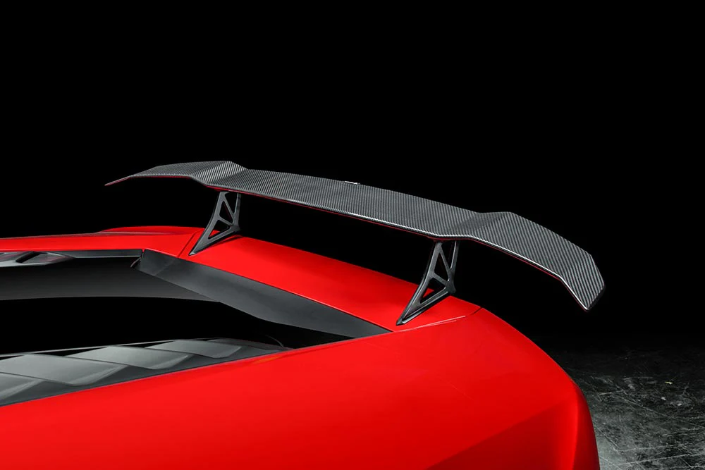 Vorsteiner Lamborghini Huracan carbon Novara Edizione Aero Wing Blade & Aluminum Uprights - Image 4