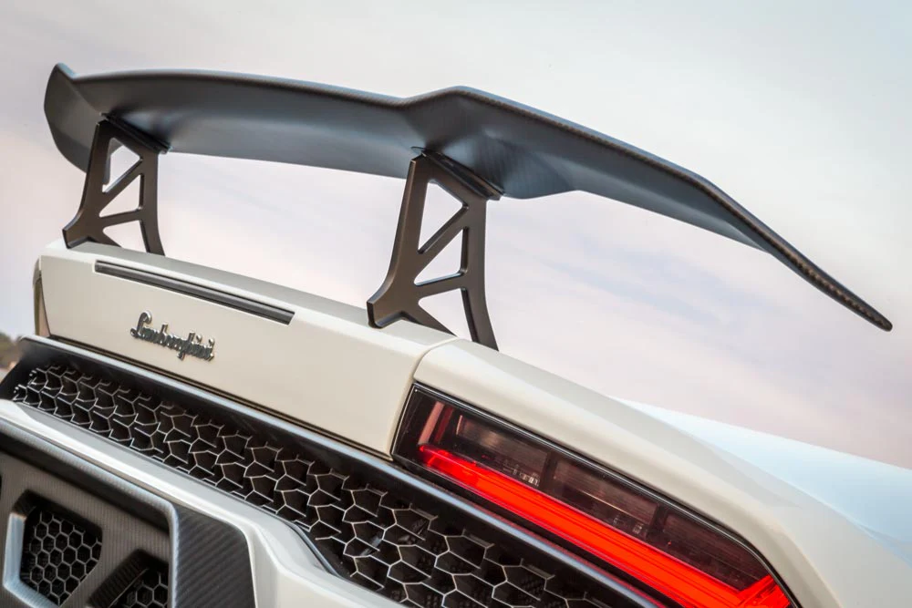 Vorsteiner Lamborghini Huracan carbon Novara Edizione Aero Wing Blade & Aluminum Uprights - Image 5