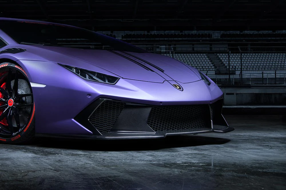 Vorsteiner Lamborghini Huracan carbon Novara Edizione Front Bumper & Front Spoiler - Image 5