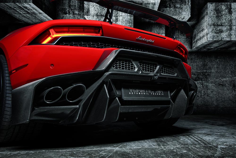 Vorsteiner Lamborghini Huracan carbon Novara Edizione Rear Bumper & Diffuser - Image 3
