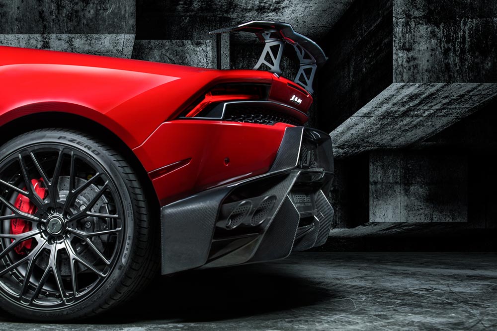 Vorsteiner Lamborghini Huracan carbon Novara Edizione Rear Bumper & Diffuser - Image 5