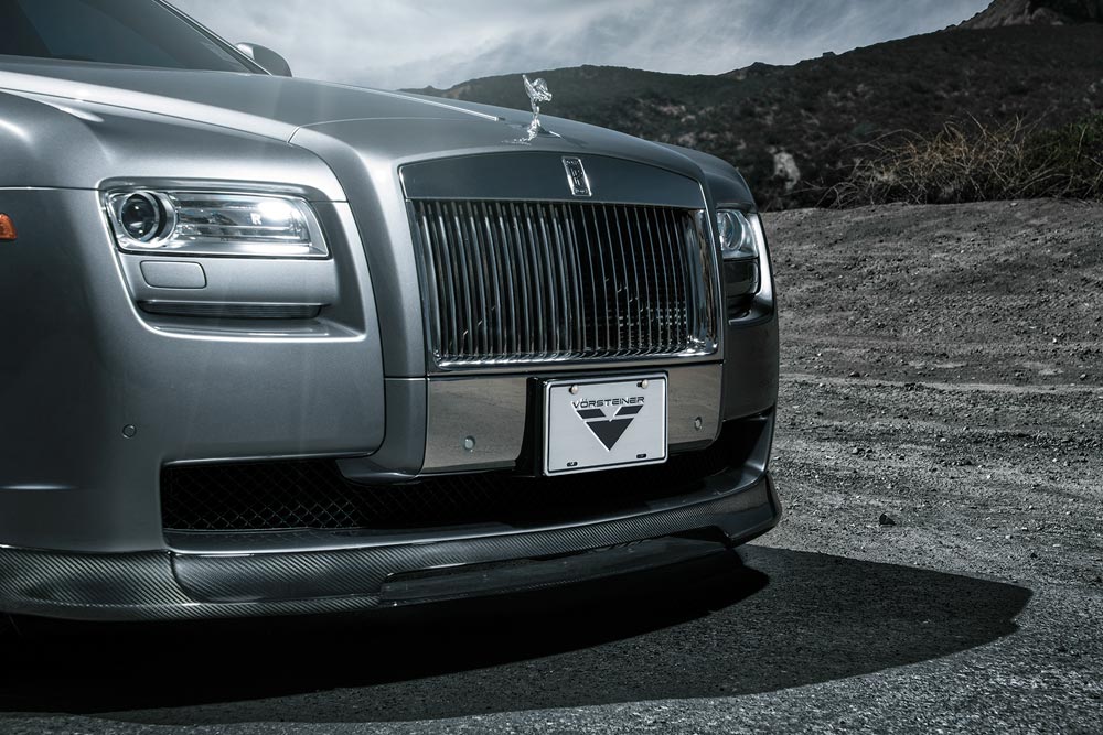 Vorsteiner Rolls Royce Ghost carbon V-GR Aero Front Splitter - Image 3
